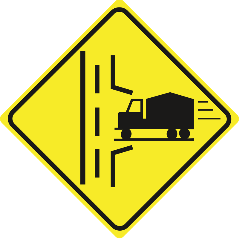 Warning Sign 75x75